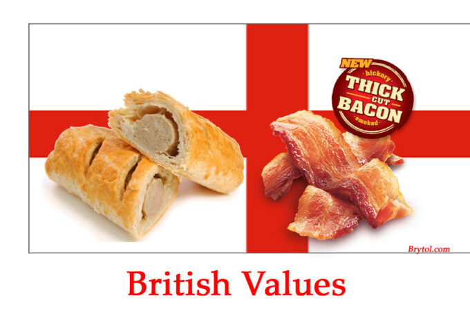sausage roll, bacon