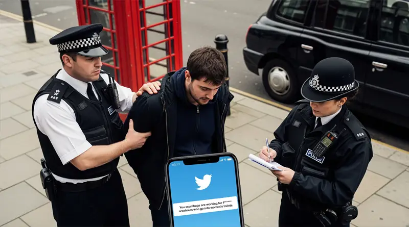 Aresztowanie za tweeta