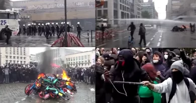Protesty studentów w Belgii
